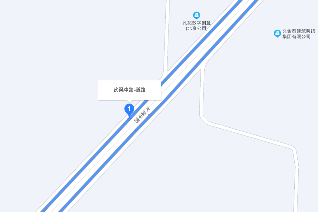 次渠中路