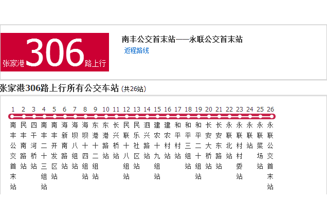 蘇州公交張家港306路