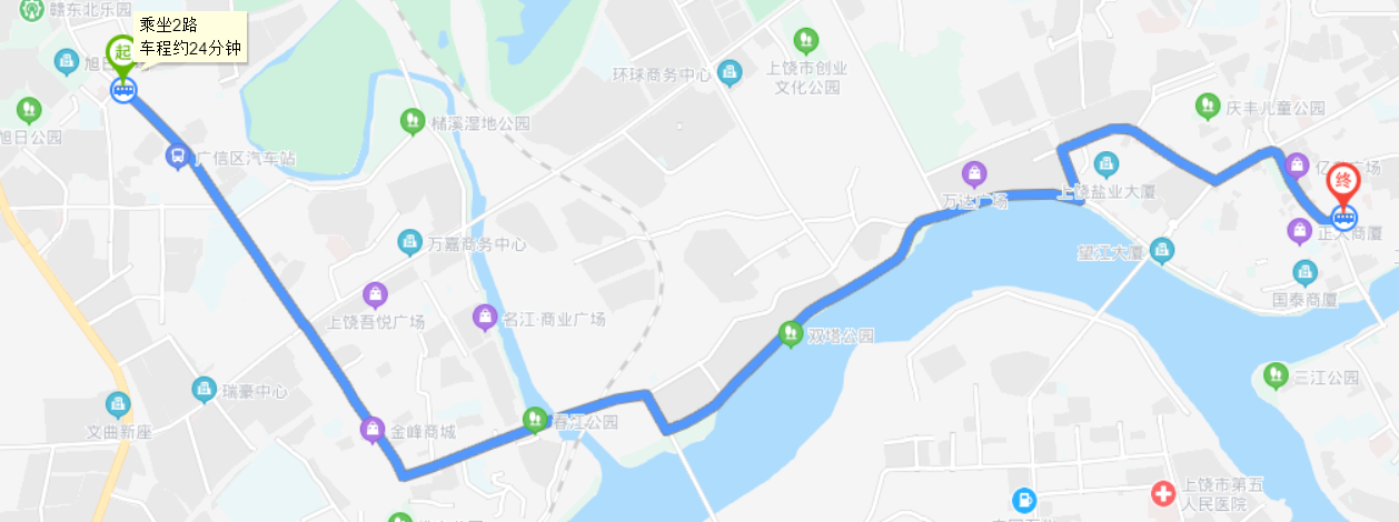 上饒公交2路