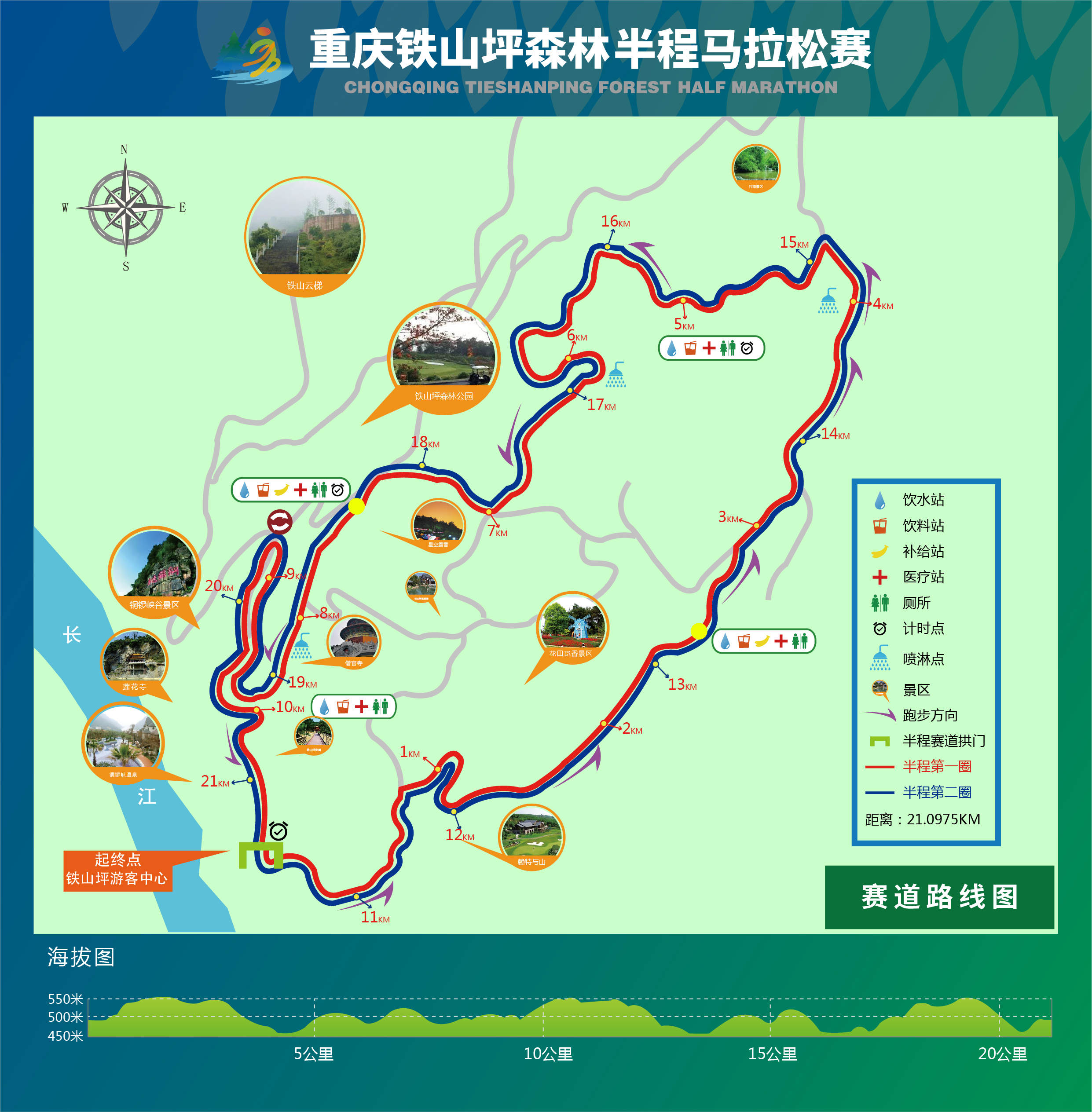 2020重慶鐵山坪森林半程馬拉松賽