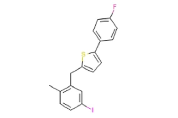 2-（4-氟苯基）-5-[（5-碘-2-甲基苯基）甲基]噻吩