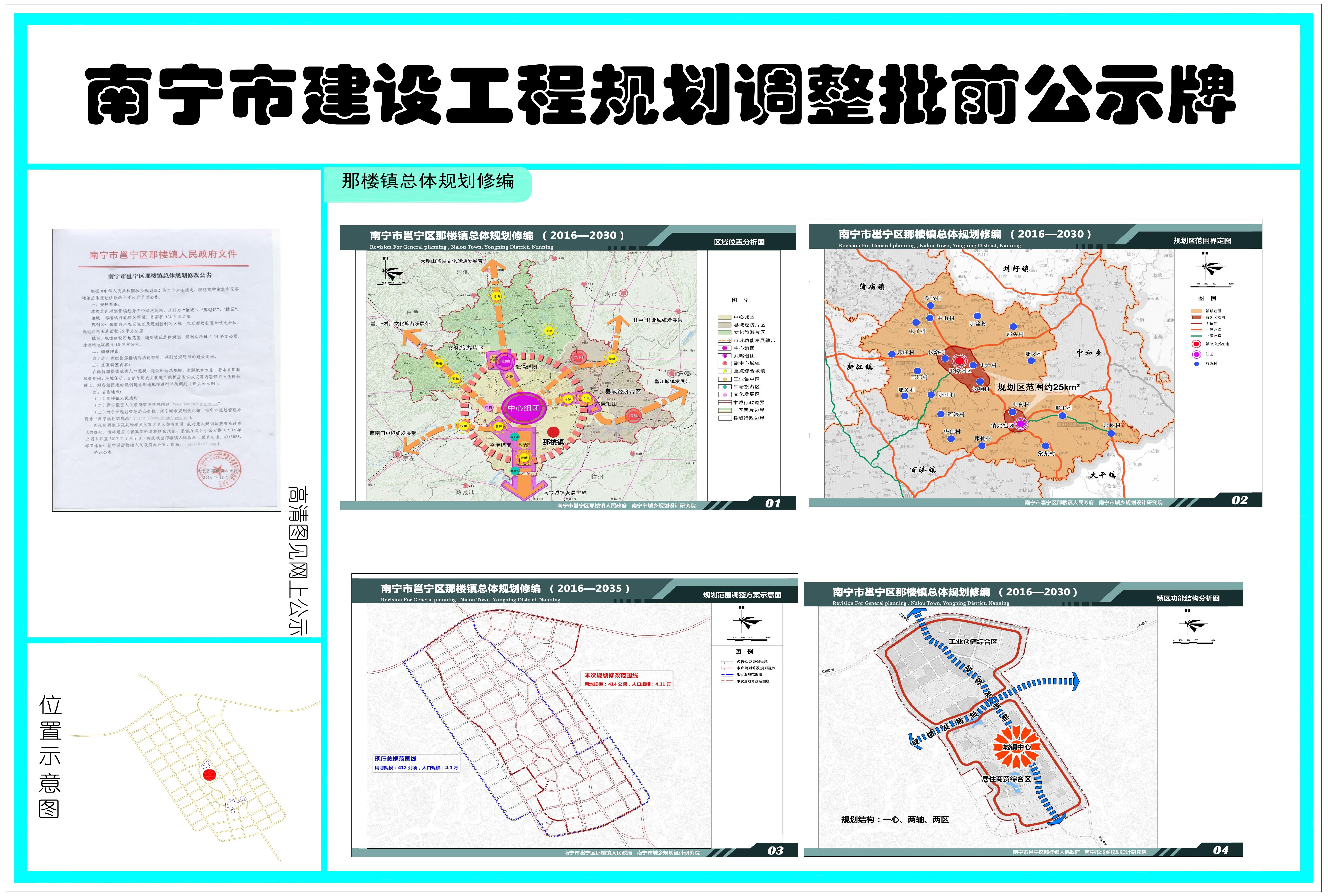 那樓鎮總體規劃圖