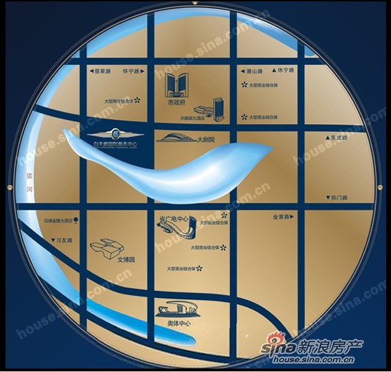 信政白天鵝國際商務中心位置圖
