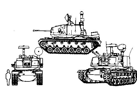 M247自行高射炮三視圖