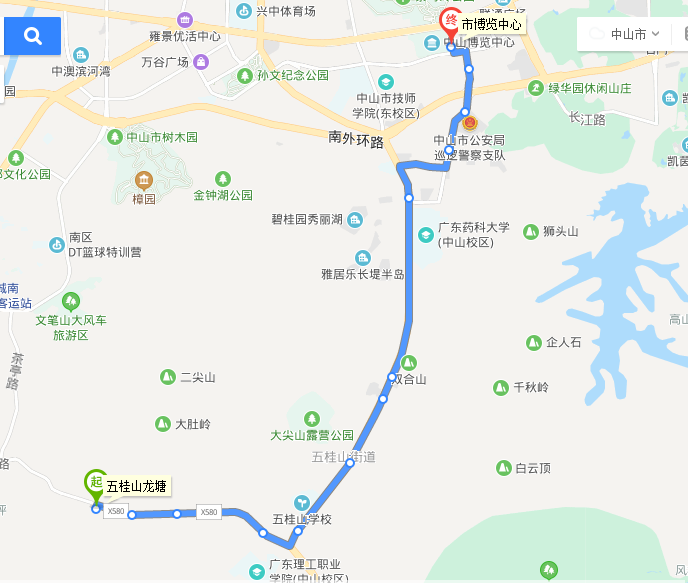 中山公交091路