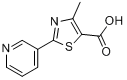2-（3-吡啶）-4-甲基噻唑-5-羧酸