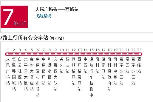 晉城公交7路