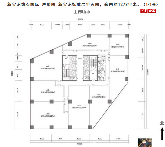 新寶龍鑽石國際平面圖