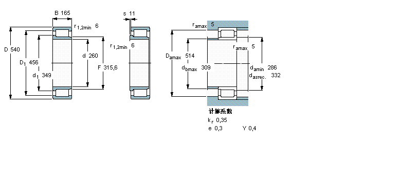 SKF NJG2352VH軸承