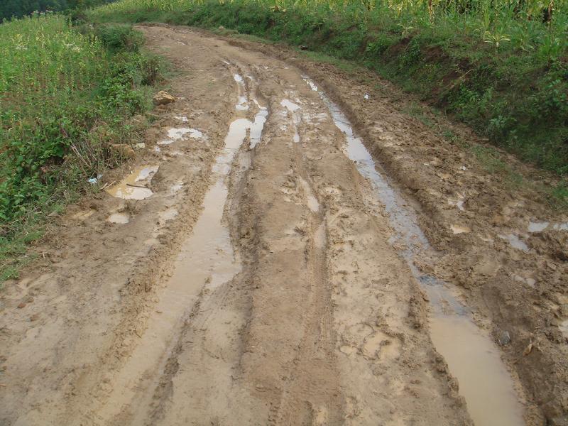 同邑二自然村通村道路