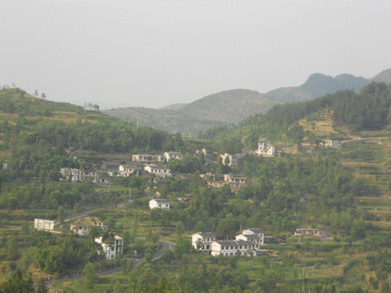 岩底村新農村建設鳥瞰圖