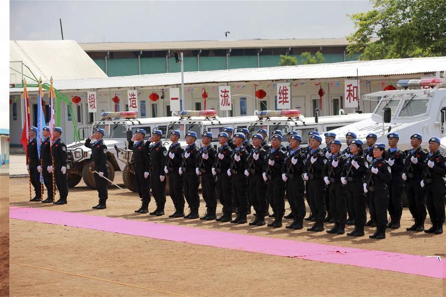 中國第五支駐賴比瑞亞維和警察防暴隊