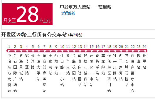 青島公交開發區28路