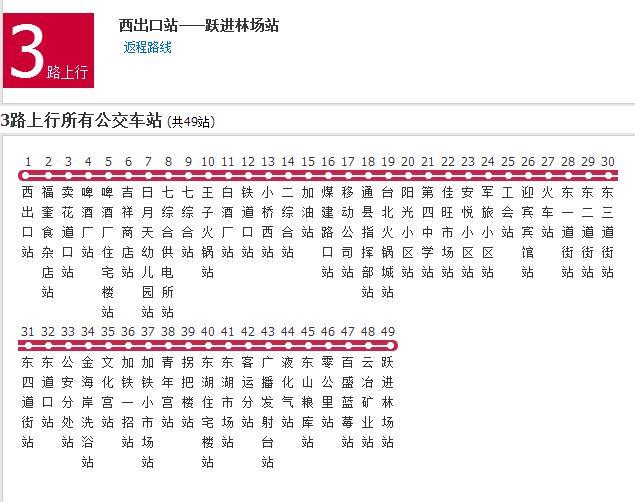 大興安嶺公交3路