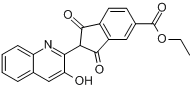 2,3-二氫-2-（3-羥基-2-喹啉）-1,3-二氧代-1H-茚-5-羧酸乙醚