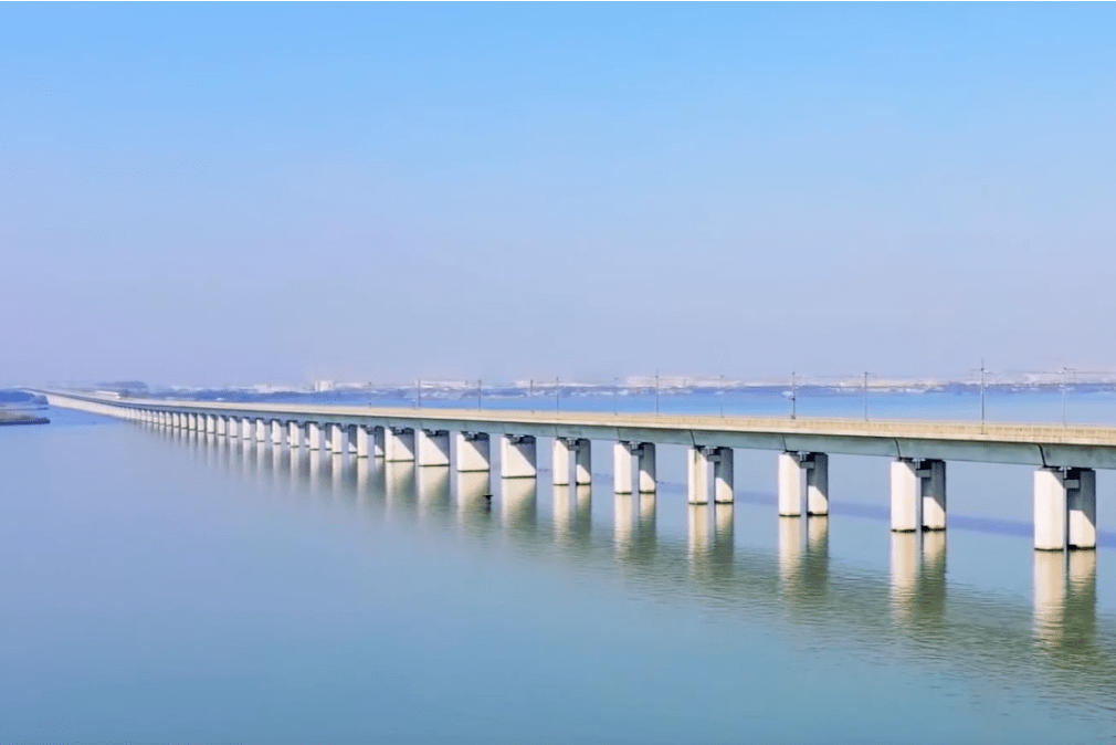 京滬高速鐵路丹昆特大橋陽澄湖橋段