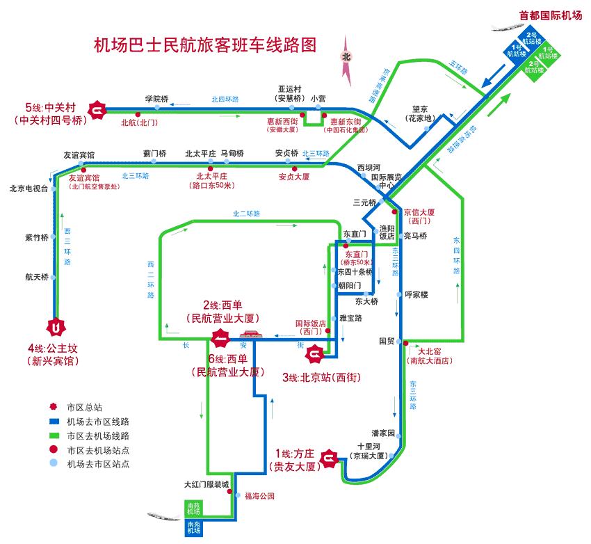 北京機場大巴1線