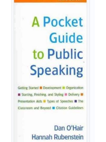 Pocket Guide to Public Speaking 3e & Essential Guide to Presentation Software