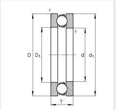 SKF 51112軸承