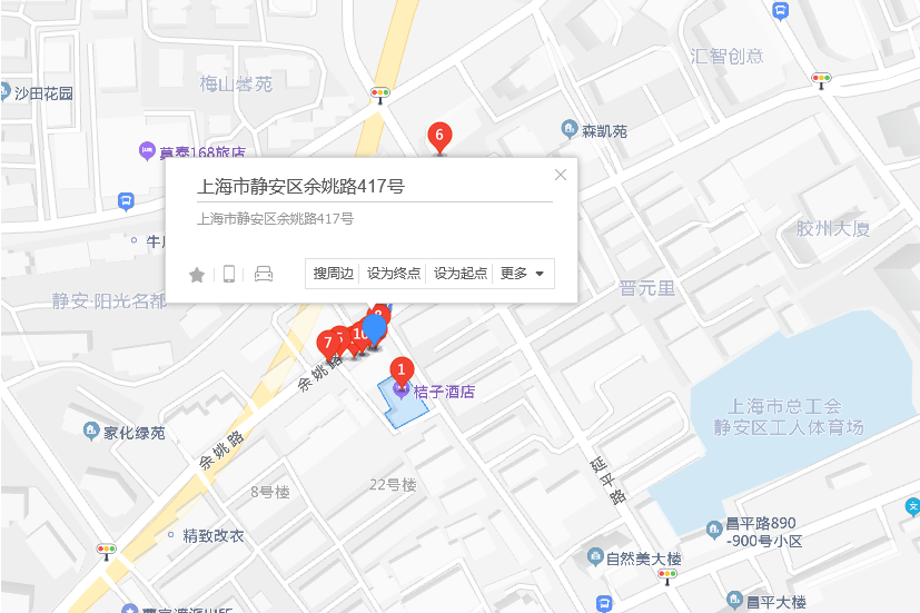 餘姚路417號