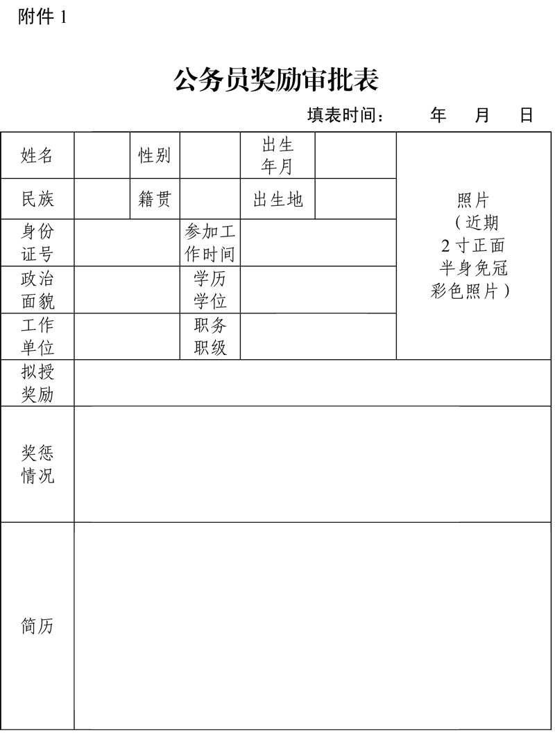 公務員獎勵規定