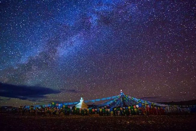 那曲暗夜星空保護地