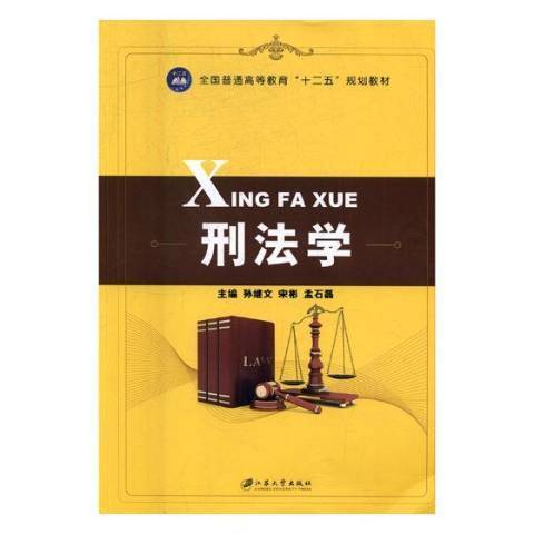 刑法學(2017年江蘇大學出版社出版的圖書)