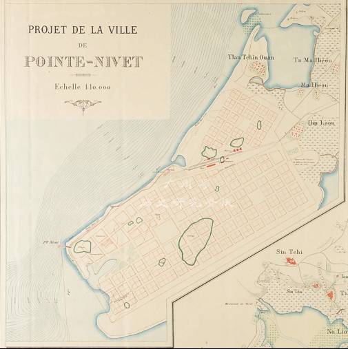 麻斜市規劃圖，1900年。