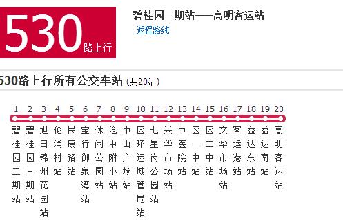 佛山公交530路