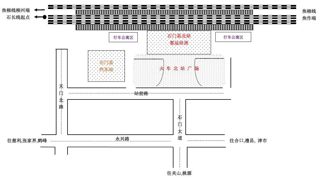 石門縣北 平面簡圖