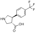 (3S,4R)-4-（4-（三氟甲基）苯基）吡咯烷-3-羧酸