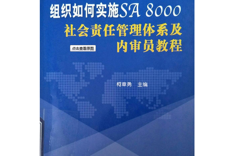 組織如何實施SA8000社會責任管理體系及內審員教程(2007年中國標準出版社出版的圖書)