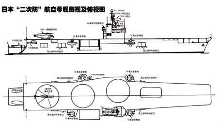 日本二次防航母(CVH)