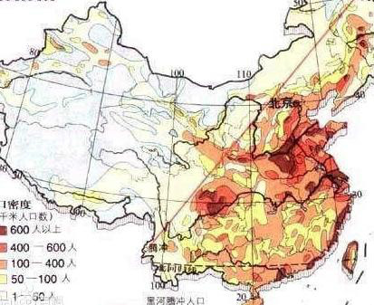 胡煥庸線完整版科普基本信息