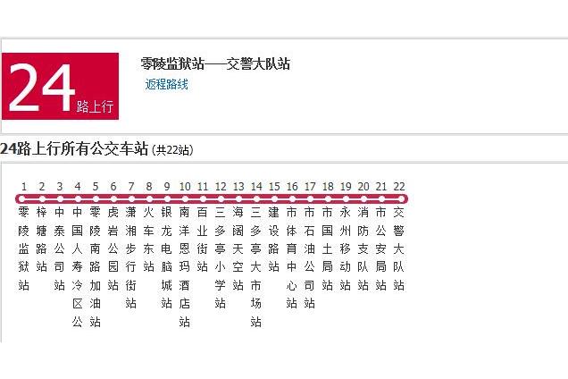 永州公交24路