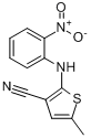 2-（2-硝基苯胺基）-3-氰基-5-甲基噻吩