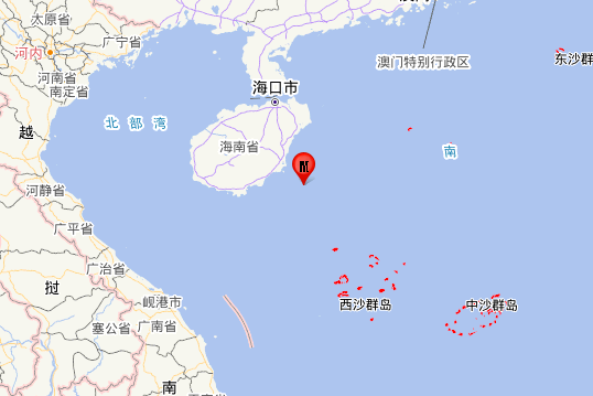 1·23南海海域地震