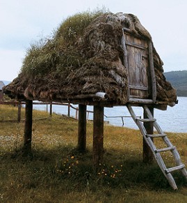 拉普人的水邊建築