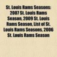 St. Louis Rams Seasons