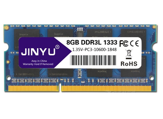 瑾宇海力士晶片 DDR3L 1333 8GB（筆記本）