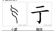 “亍”字演變