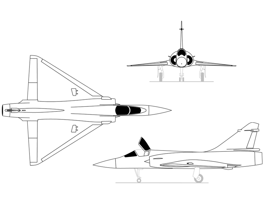 幻影2000三視圖