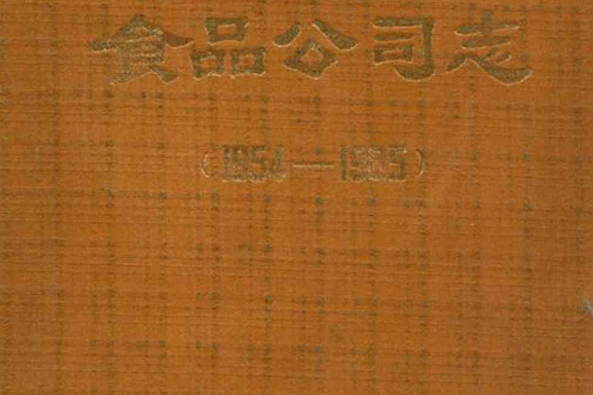 瀋陽市食品公司志(1954-1985)