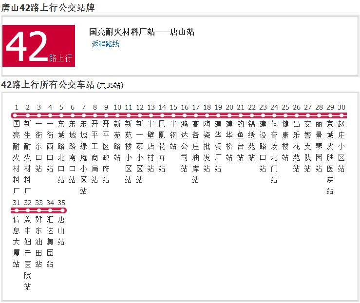 唐山公交42路