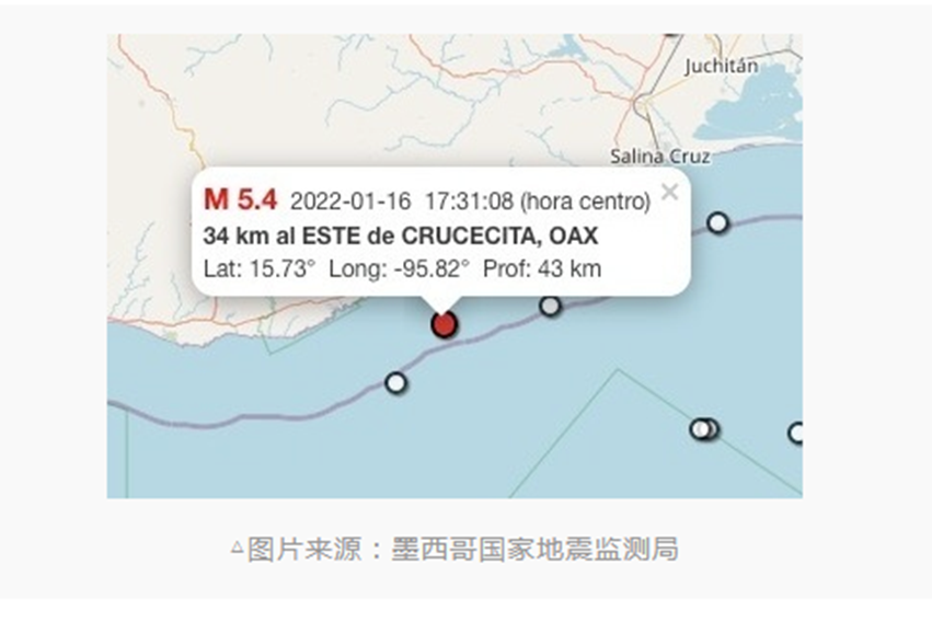 1·16墨西哥地震(2022年在墨西哥發生的地震)