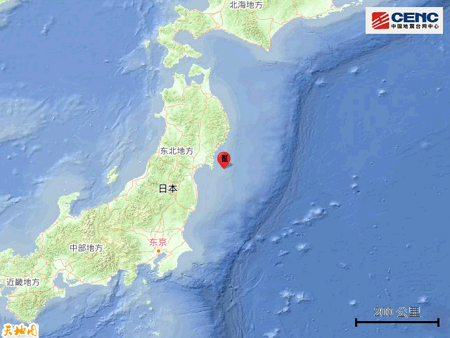 5·1日本本州近海地震