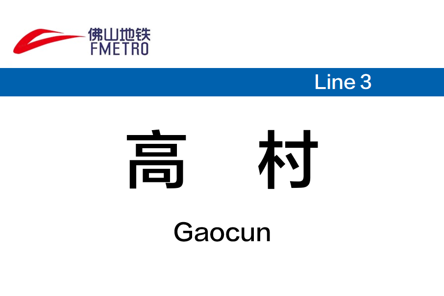 高村站(中國廣東省佛山市境內捷運車站)