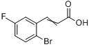 2-溴-5-氟肉桂酸