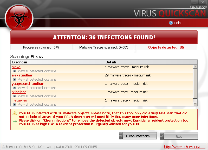 Ashampoo Virus Quickscan Free