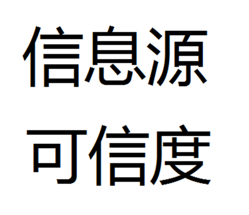 信息源可信度量